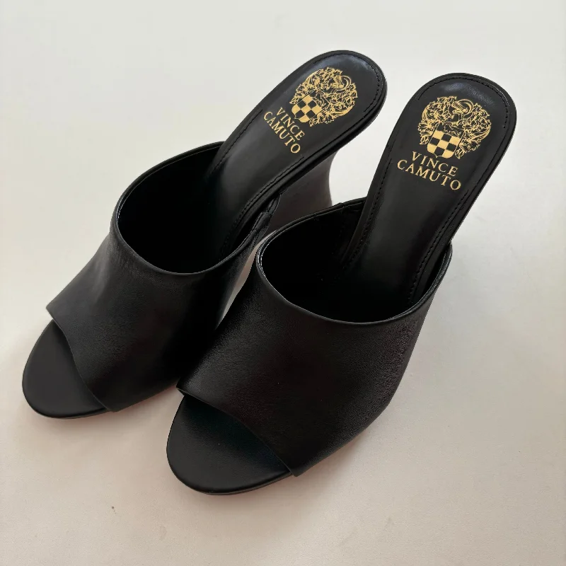 Shoes Heels Block By Vince Camuto In Black, Size: 10---Fashionable Kitten Heels for Date Night