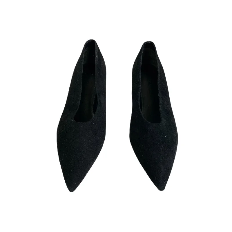 Shoes Heels Block By Vince In Black, Size: 6.5---Fashionable Kitten Heels for Date Night