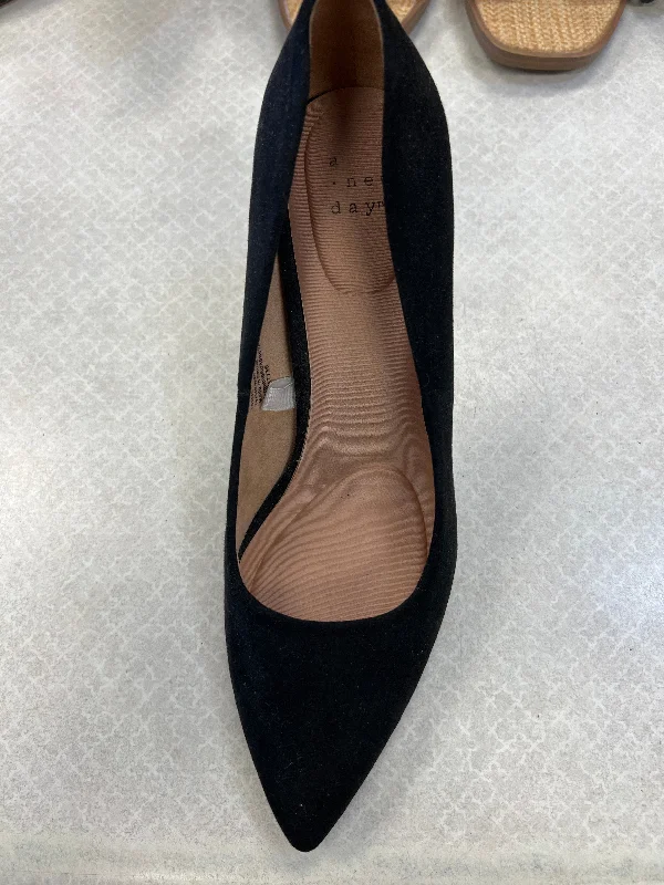 Stiletto Heel Pumps with Perfect Fit--Shoes Heels Stiletto By A New Day In Black, Size: 7.5-Fashionable & Classic