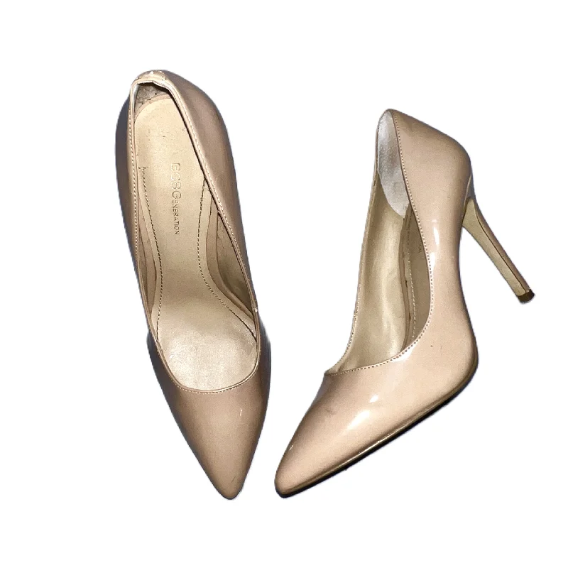 Stiletto Heel Pumps with Perfect Fit--Shoes Heels Stiletto By Bcbgeneration In Beige, Size: 7.5-Fashionable & Classic