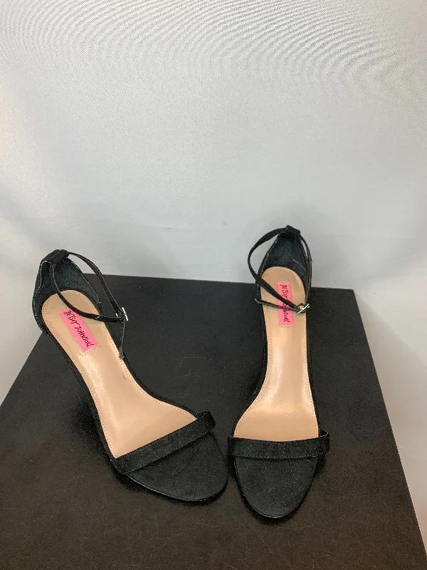 Stiletto Heel Pumps with Perfect Fit--Shoes Heels Stiletto By Betsey Johnson  Size: 9-Fashionable & Classic