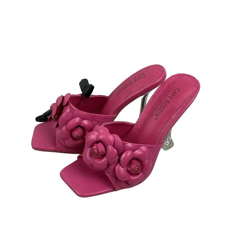 Stiletto Heel Pumps with Perfect Fit--Shoes Heels Stiletto By Cmc In Pink, Size: 7-Fashionable & Classic