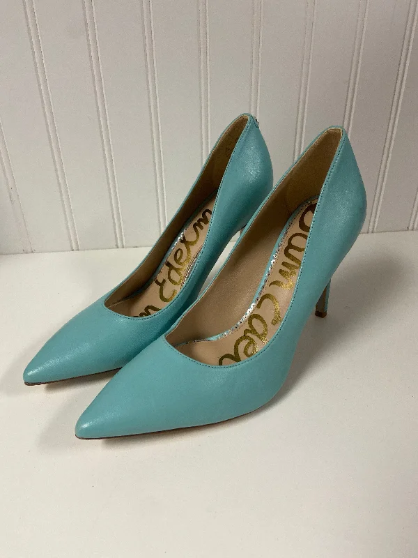 Stiletto Heel Pumps with Perfect Fit--Shoes Heels Stiletto By Sam Edelman In Blue, Size: 7.5-Fashionable & Classic