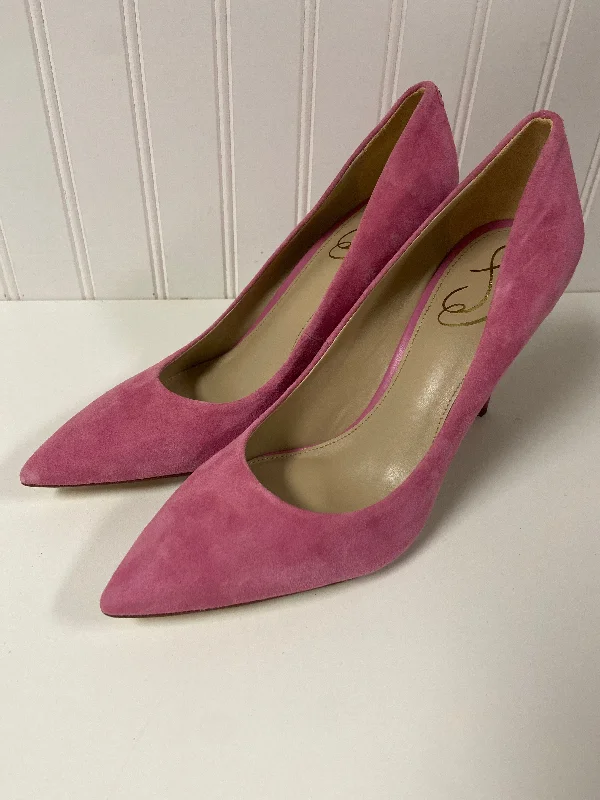 Stiletto Heel Pumps with Perfect Fit--Shoes Heels Stiletto By Sam Edelman In Pink, Size: 8.5-Fashionable & Classic