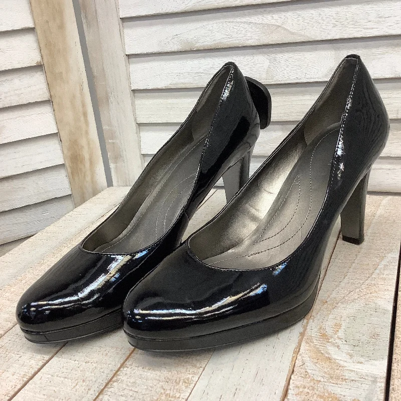 Stiletto Heel Pumps with Perfect Fit--Shoes Heels Stiletto By Tahari  Size: 9-Fashionable & Classic