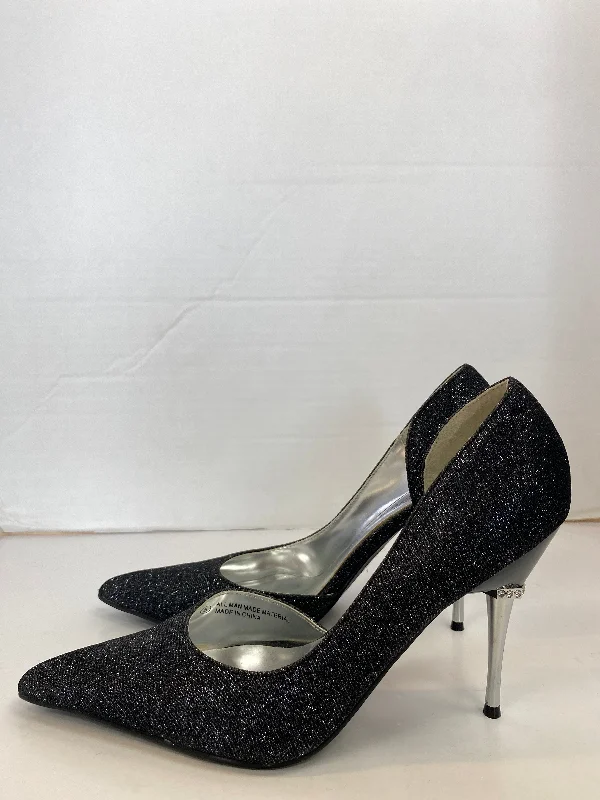 Stiletto Heel Pumps with Perfect Fit--Shoes Heels Stiletto By Wild Rose In Black, Size: 8-Fashionable & Classic