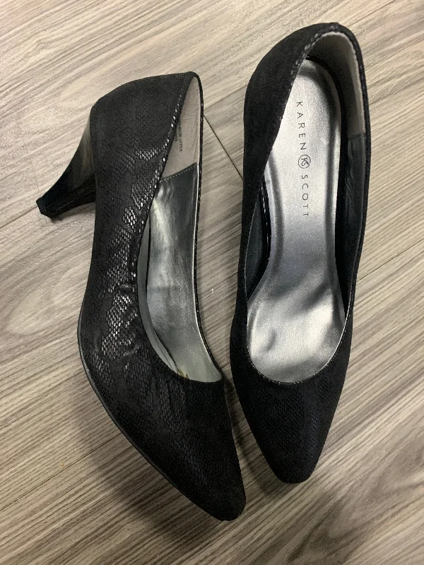 Stiletto Heel Pumps with Perfect Fit--Shoes Low Heel By Karen Scott  Size: 11-Fashionable & Classic