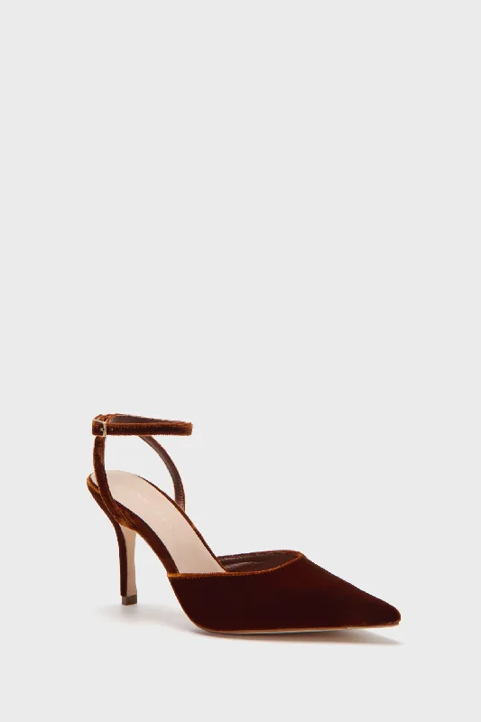 Luxurious Velvet Women's Pumps with Soft Finish---Sienna Velvet Jaden Heels