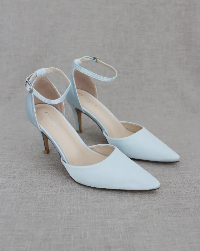 Simple Satin Wedding HeelsAffordable Satin Heels with a Luxe Touch