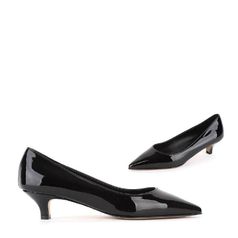 Sleek and Shiny Patent Pump Heels for a Polished Look--SISARA - classic patent pumps