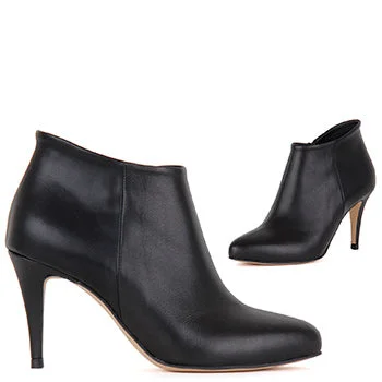 KANE - black leather---Comfortable Leather Pumps for Office and Everyday Wear