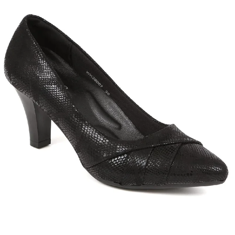 Stiletto Heel Pumps with Perfect Fit--Smart Heeled Court Shoes  - WK39007 / 324 953-Fashionable & Classic