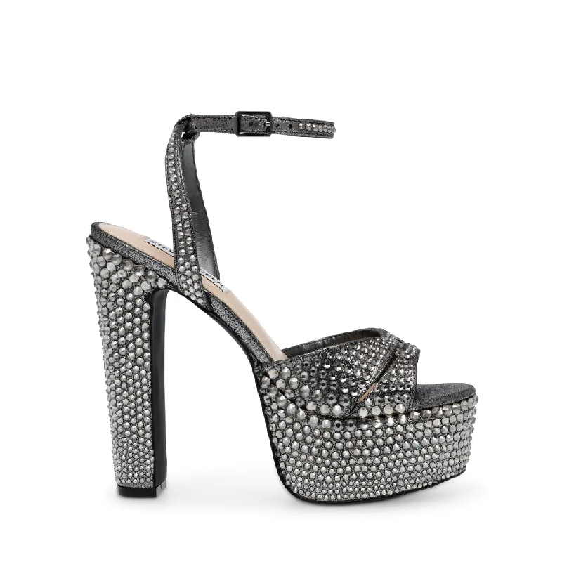 SOCIALIZER PEWTER---Fashionable Kitten Heels for Date Night