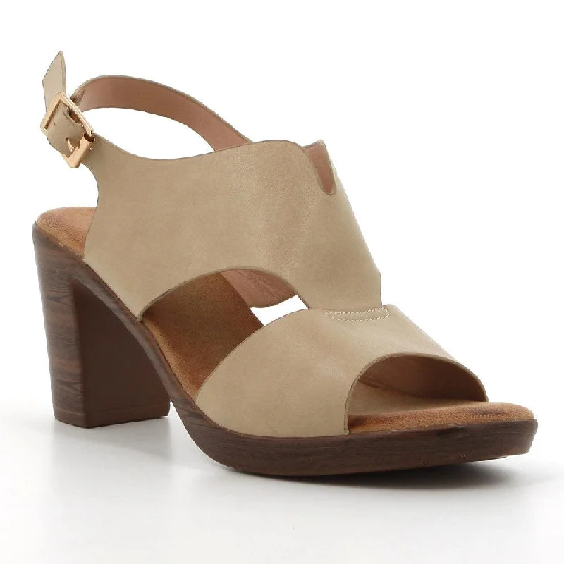 Soft Style By Hush Puppies Thana - Natural---Fashionable Kitten Heels for Date Night