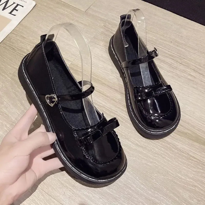 Glossy Black Shoes