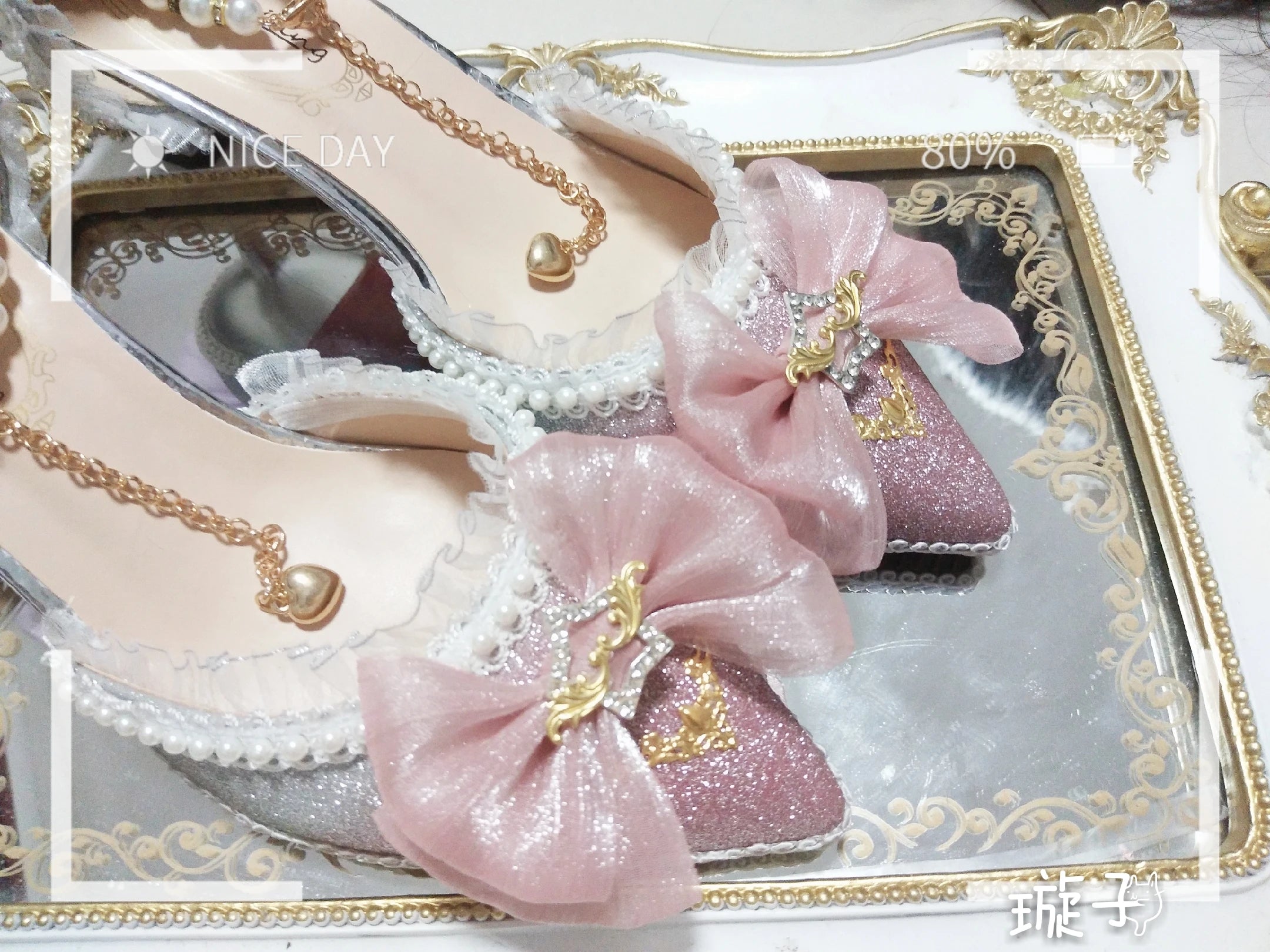 Sohiwoo Sweet lolita shoes vintage round head low heel women shoes cute bowknot cross bandage kawaii shoes loli cosplay kawaii girl---Charming Bow Pumps for a Cute and Stylish Look