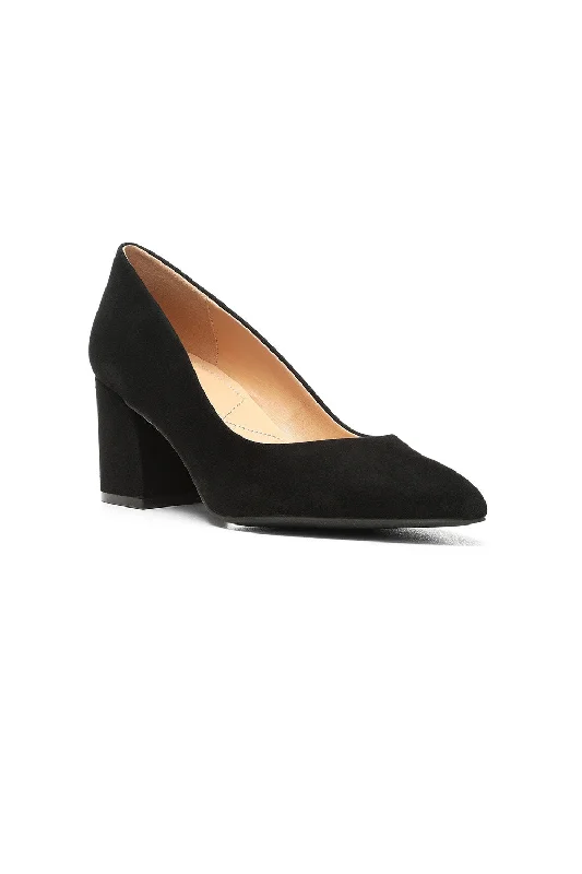 Versatile Heeled Sandals for Any Occasion---Solima Pumps - Black