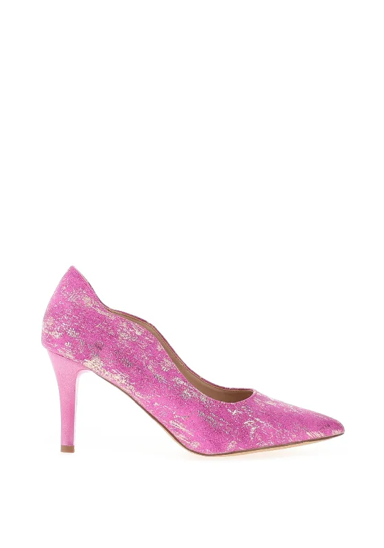 Stiletto Heel Pumps with Perfect Fit--Sorento Charlesville Pointed Toe Heels, Pink-Fashionable & Classic