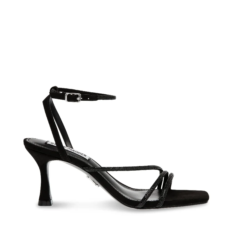 STIR UP BLACK---Fashionable Kitten Heels for Date Night