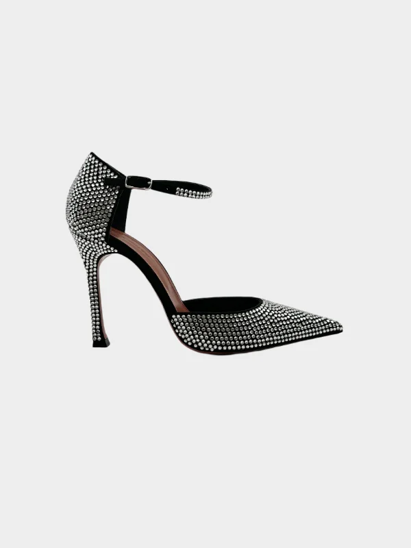 Strass Décolleté---Fashionable Kitten Heels for Date Night