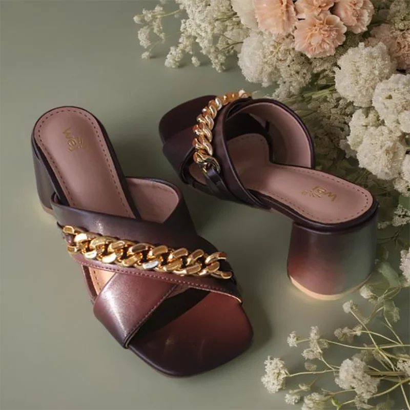 Versatile Heeled Sandals for Any Occasion---Stylish Heel Slipper for women