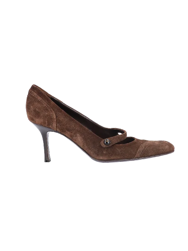 Affordable Suede Ankle Pumps for All-Day Wear--suede mary-jane pumps