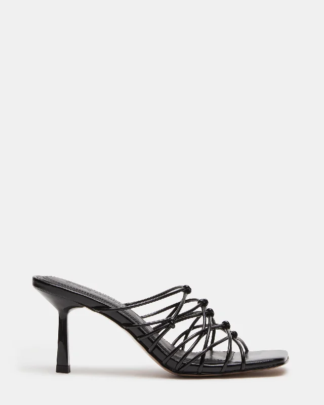 Versatile Heeled Sandals for Any Occasion---SUGAR BLACK