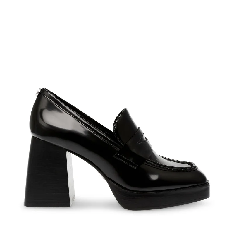 Trendy Chunky Heel Pumps for Casual Wear--Tame Me Loafer BLACK