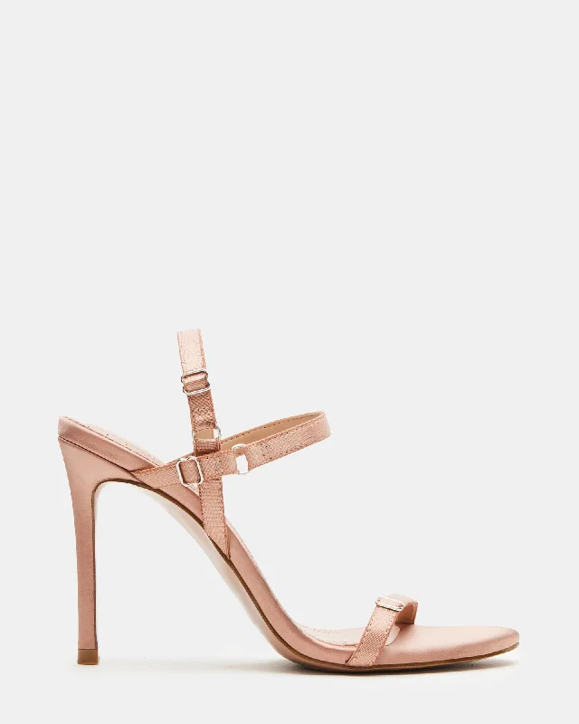 TANA BLUSH SATINAffordable Satin Heels with a Luxe Touch