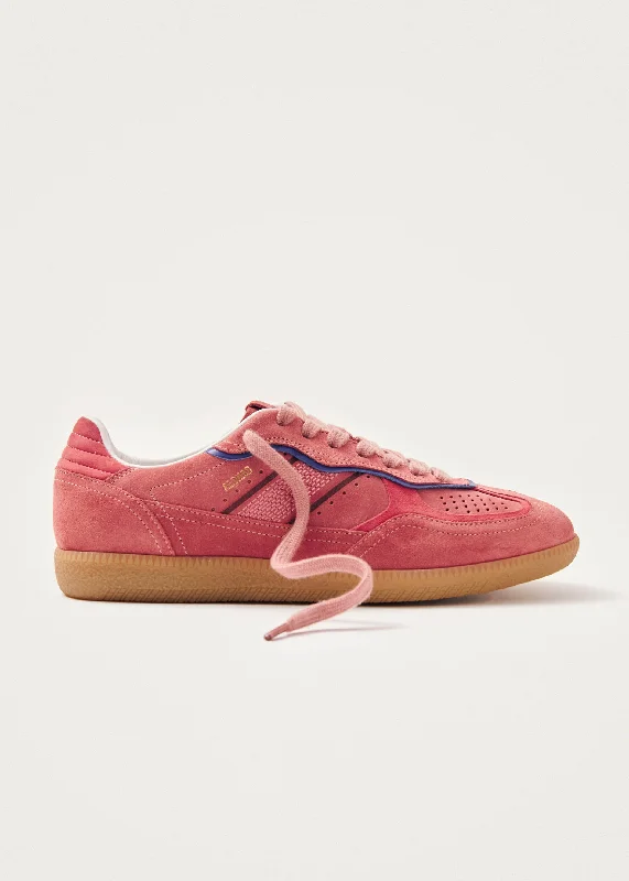 Tb.490 Rife Pink Leather Sneakers---Comfortable Leather Pumps for Office and Everyday Wear