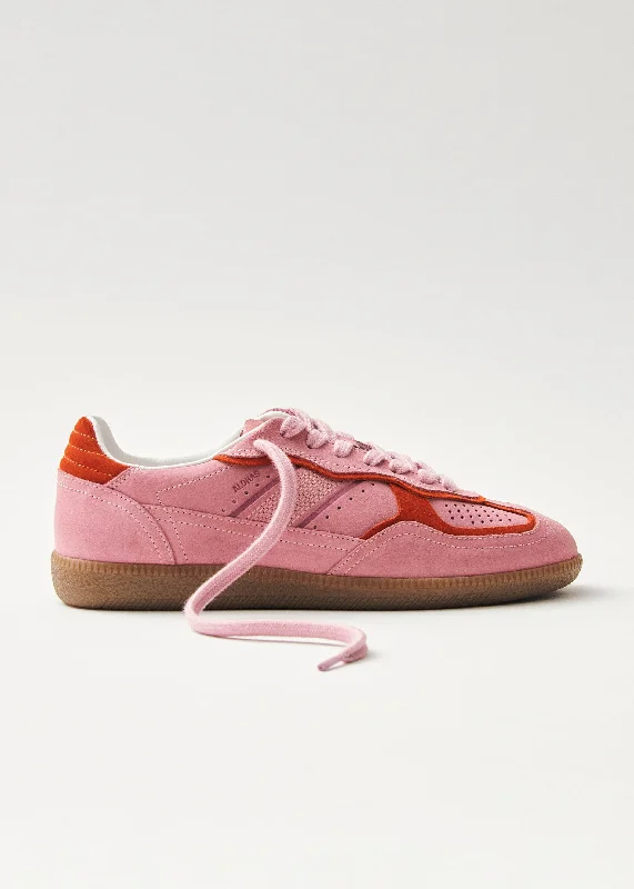 Tb.490 Rife Sea Pink Leather Sneakers---Comfortable Leather Pumps for Office and Everyday Wear