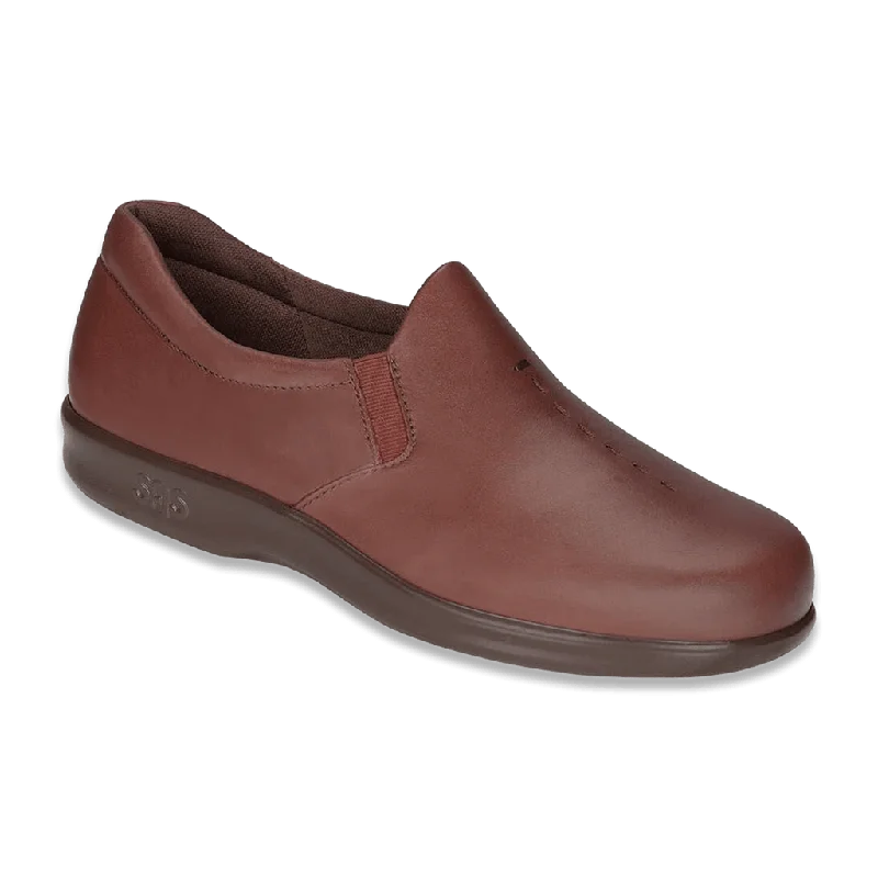 Stylish Slip-On Pumps for Quick Elegance---TEAK | SAS Viva - Slip On Walking Shoe at Brandy's Shoes Made in USA