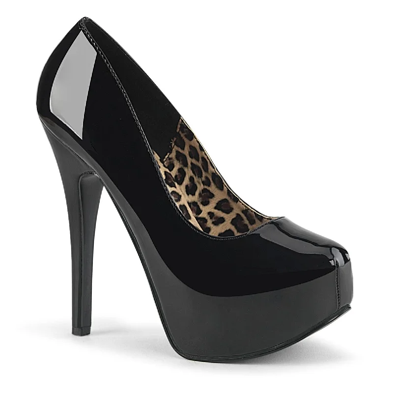 Versatile Heeled Sandals for Any Occasion---TEEZE-06 Black Patent