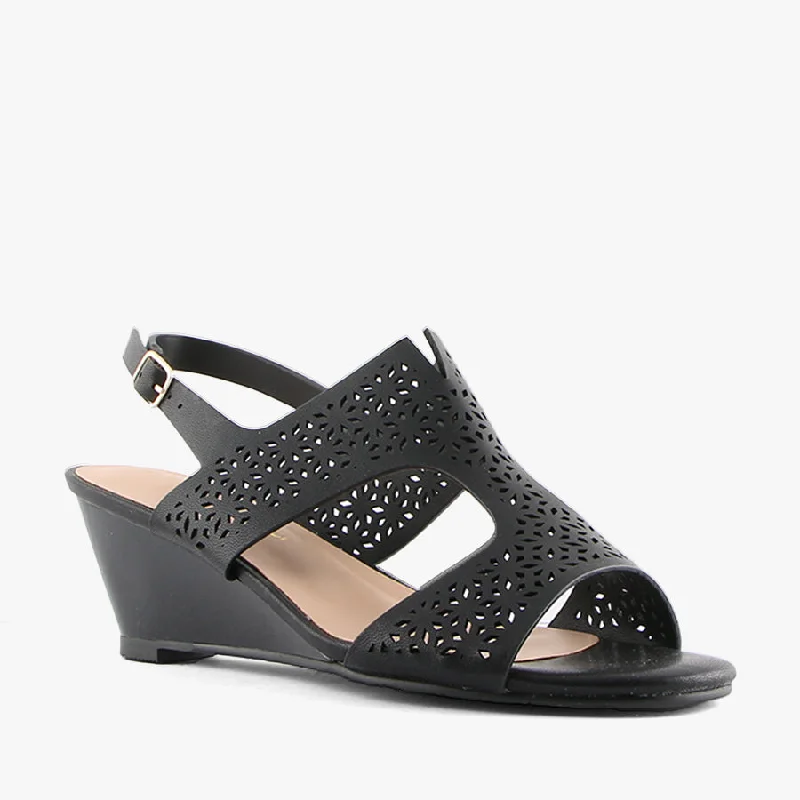 Versatile Heeled Sandals for Any Occasion---TENDER BLACK