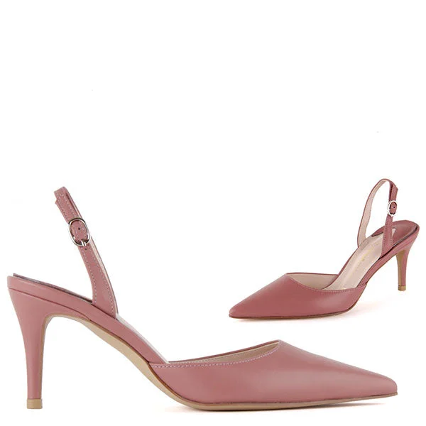 Versatile Heeled Sandals for Any Occasion---TESORO - pink