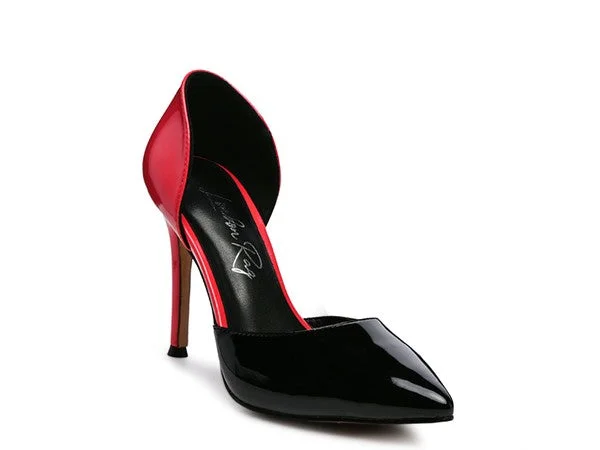 Sleek and Shiny Patent Pump Heels for a Polished Look--The Caramella - Elegant Patent leather Stiletto Heels for women