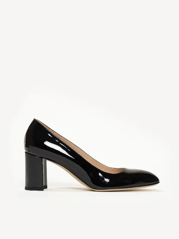 Trendy Chunky Heel Pumps for Casual Wear--The Lustro 70mm