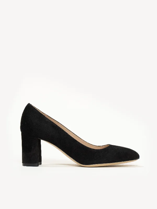 Trendy Chunky Heel Pumps for Casual Wear--The Lustro 70mm