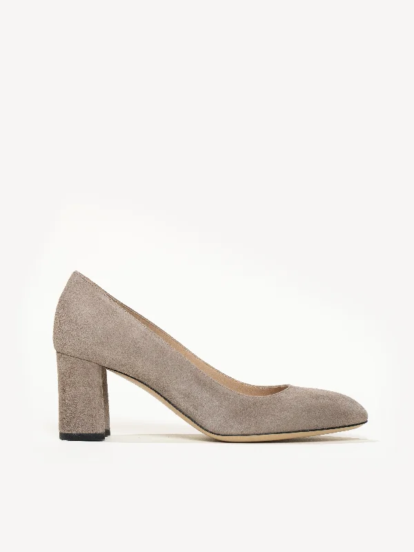 Trendy Chunky Heel Pumps for Casual Wear--The Lustro 70mm