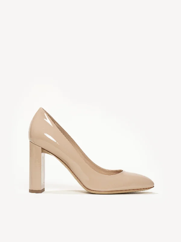 Trendy Chunky Heel Pumps for Casual Wear--The Lustro 90mm