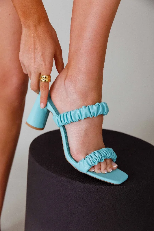 Trendy Chunky Heel Pumps for Casual Wear--THERAPY Kava Block Heel Seafoam