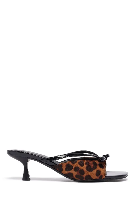 Stiletto Heel Pumps with Perfect Fit--THERAPY Lulu Heel Leopard-Fashionable & Classic