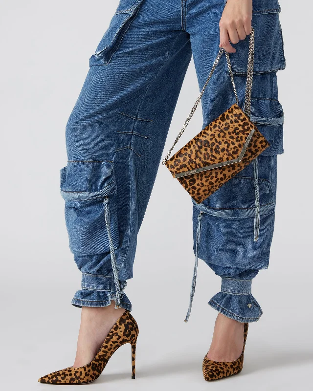 Versatile Heeled Sandals for Any Occasion---THRIVE SHOE AND CLUTCH BAG LEOPARD BUNDLE