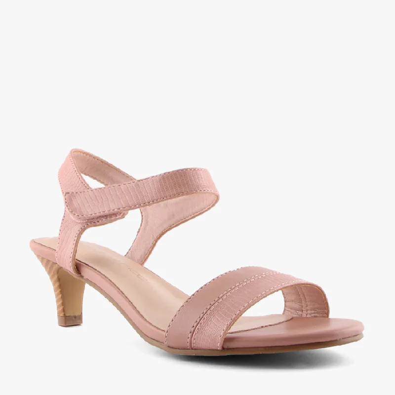 Versatile Heeled Sandals for Any Occasion---TRENDY BLUSH