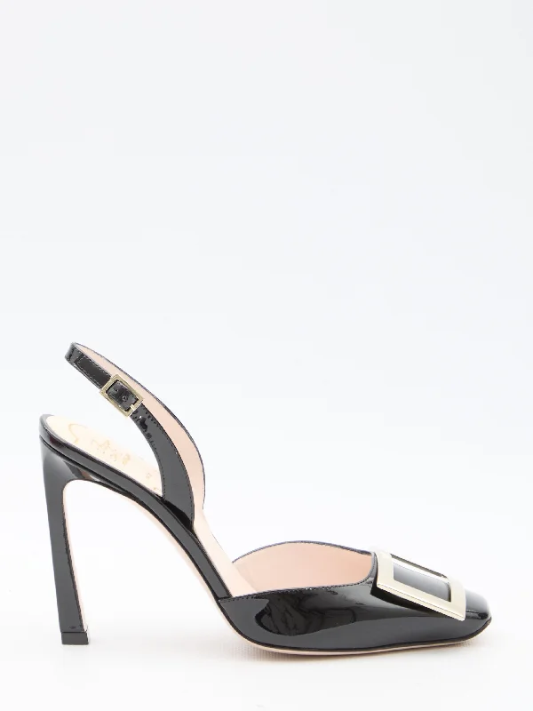 Stiletto Heel Pumps with Perfect Fit--Trompette Slingback Pumps-Fashionable & Classic