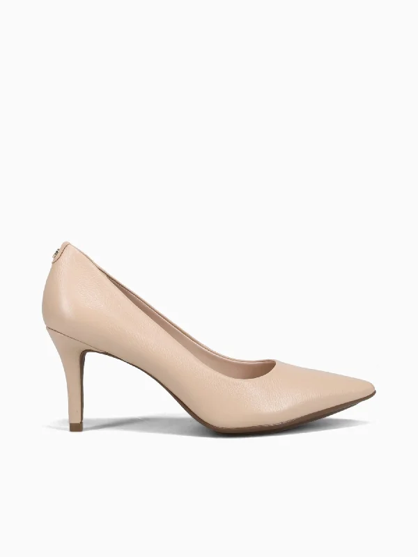 Stiletto Heel Pumps with Perfect Fit--Claudia Sand Floater-Fashionable & Classic