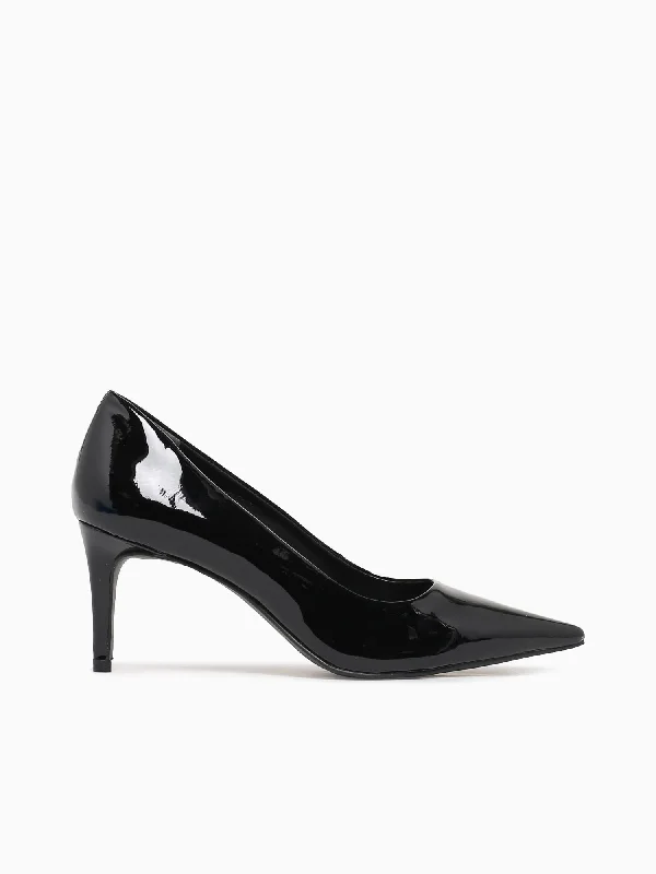 Stiletto Heel Pumps with Perfect Fit--Raquel Preto Verniz-Fashionable & Classic