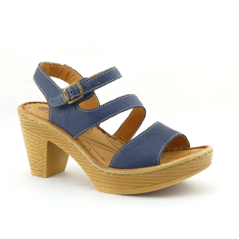 Tsonga Kubili Denim---Chic Denim Fabric Heels for a Unique Look