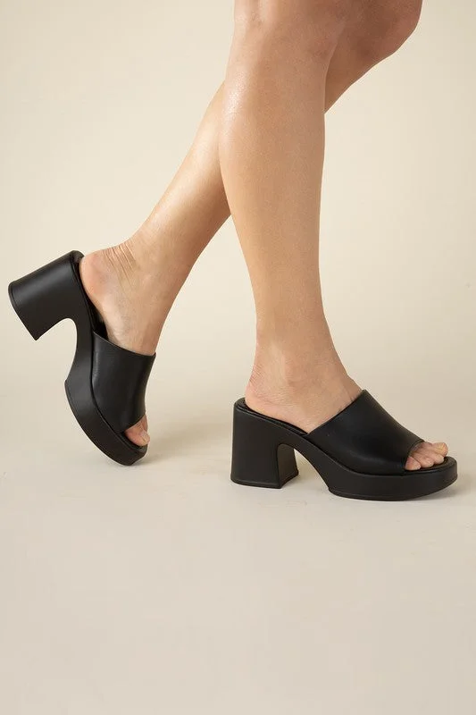 Stiletto Heel Pumps with Perfect Fit--Typo Slide Mule-Fashionable & Classic