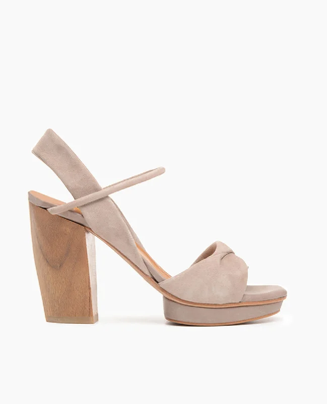 Stiletto Heel Pumps with Perfect Fit--Uh Oh Heel - Beige-Fashionable & Classic